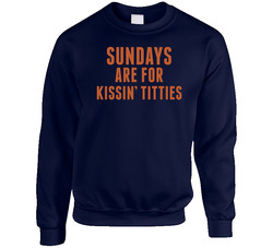 Mitch Trubisky Era Sundays Are For Kissin' Titties sweater Crewneck Sweatshirt