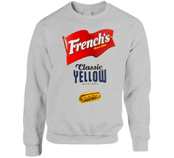 French's Classic Yellow Mustard Halloween Costume sweater Crewneck Sweatshirt