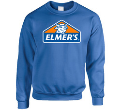 Elmer's Glue Logo Halloween Costume sweater Crewneck Sweatshirt