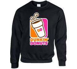 Dunkin Donuts Favorite Fast Food sweater Crewneck Sweatshirt