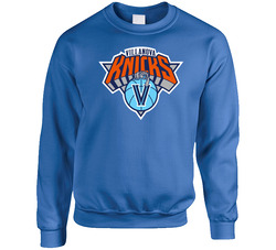 Villanova Knicks New York Mashup Parody Sports sweater Crewneck Sweatshirt
