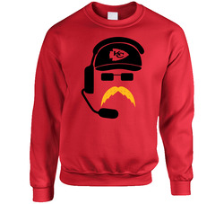 Andy Reid Kansas City Moustache Fan sweater Crewneck Sweatshirt