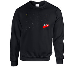 Spaceman Spiff Calvin And Hobbes Cartoon sweater Crewneck Sweatshirt