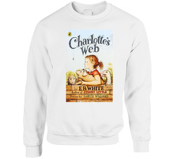 Charlotte's Web Classic Children's Storybook Cover sweater Crewneck Sweatshirt