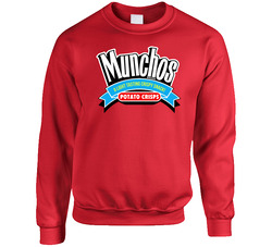 Munchos Most Popular Potato Chip Brand Snack Food Lovers sweater Crewneck Sweatshirt