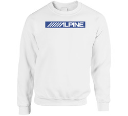 Alpine Sound Car Audio Sub Woofer Logo sweater Crewneck Sweatshirt