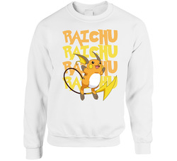 Raichu Pokemon Character Fan sweater Crewneck Sweatshirt