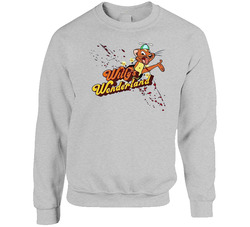 Willys Wonderland Blood Splatter Funny Nicholas Cage sweater Crewneck Sweatshirt