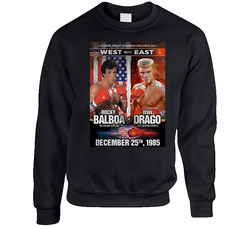 Rocky Balboa Vs Ivan Drago Boxing Match sweater Crewneck Sweatshirt