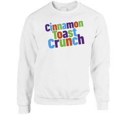 Cinnamon Toast Crunch Logo Greatest Cereal Of All Time Breakfast Fan Foodie sweater Crewneck Sweatshirt