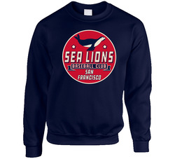 San Francisco Sea Lions Negro Baseball Team Retro sweater Crewneck Sweatshirt