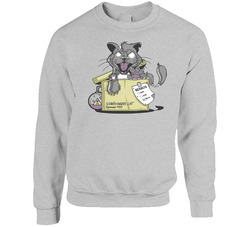 Schrodinger's Cat Test Zombie Funny sweater Crewneck Sweatshirt