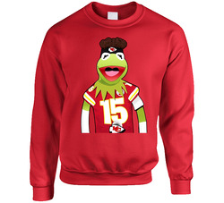 Patrick Mahomes Kermit Mashup sweater Crewneck Sweatshirt