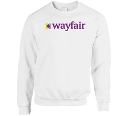 Wayfair Nasdaq Company Logo Employee Fan sweater Crewneck Sweatshirt