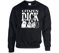 Citizen Dick Fictional Band Singles Distressed Movie sweater Crewneck Sweatshirt