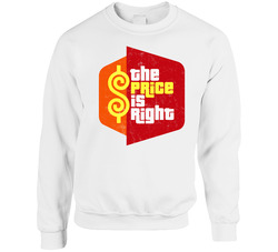 Price Is Right Retro Vintage Tv Gameshow Logo sweater Crewneck Sweatshirt