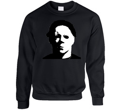Michael Myers Silhouette Spooky Halloween sweater Crewneck Sweatshirt