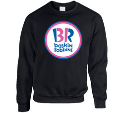 Baskin Robbins Ice Cream Logo sweater Crewneck Sweatshirt