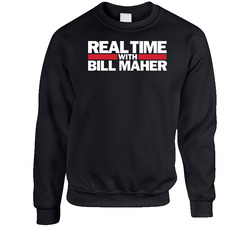 Real Time With Bill Maher Tv Show Logo Fan sweater Crewneck Sweatshirt