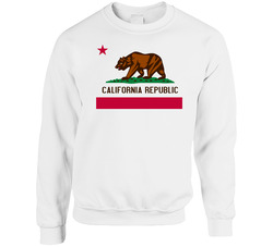 State Of California Flag sweater Crewneck Sweatshirt