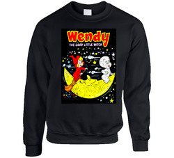 Wendy The Good Little Witch Casper Vintage Look sweater Crewneck Sweatshirt
