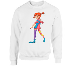 Pippi Longstocking Cartoon Tv sweater Crewneck Sweatshirt