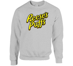Reese's Puffs Logo Greatest Cereal Of All Time Breakfast Fan Foodie sweater Crewneck Sweatshirt