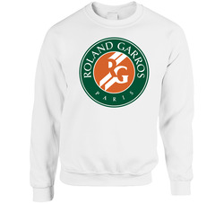 Roland Garros Paris France French Open Tennis Tournament Logo sweater Crewneck Sweatshirt