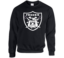 Fresno State Athletics Oakland Football Mashup Logo Sports Fan sweater Crewneck Sweatshirt