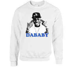 Dababy Rapper Album Cover Art Inspired Music Fan sweater Crewneck Sweatshirt