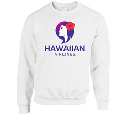 Hawaiian Holdings Inc Airlines Nasdaq Company Logo Employee Fan sweater Crewneck Sweatshirt