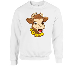 Elsie The Cow Borden Dairy Brand Mascot sweater Crewneck Sweatshirt
