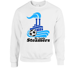 St Louis Steamers World Indoor Soccer League Team Logo sweater Crewneck Sweatshirt
