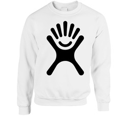 White Hydro Flask Bottle Halloween Costume sweater Crewneck Sweatshirt