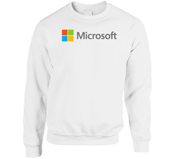 Microsoft Corporation Nasdaq Company Logo Employee Fan sweater Crewneck Sweatshirt