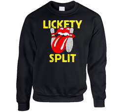 Lickety Split Bowling Team Worn Look sweater Crewneck Sweatshirt