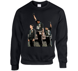 John Carlos Tommie Smith Black Power Salute 1968 Summer Olympics sweater Crewneck Sweatshirt