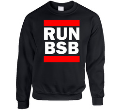 Run Bsb Distrito Federal Brazil International   Funny Graphic Patriotic Parody Black sweater Crewneck Sweatshirt