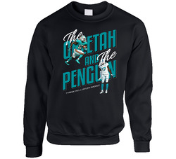The Cheetah And The Penguin Tyreek Hill Jaylen Waddle sweater Crewneck Sweatshirt