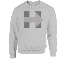 Hillary Clinton Campaign Logo Grey Presidential sweater Crewneck Sweatshirt