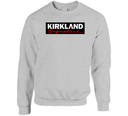 Kirkland Signature Best Over The Counter Medication Logo Raglan sweater Crewneck Sweatshirt