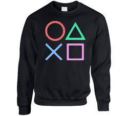 Playstation Gamer Buttons sweater Crewneck Sweatshirt