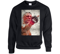 Bloody Nate Diaz Art Print sweater Crewneck Sweatshirt