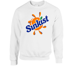 Sunkist Orange Soda Pop Drink Logo sweater Crewneck Sweatshirt