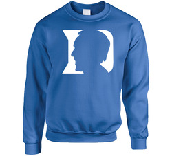 Coach Mike Krzyzewski Duke Silhouette Logo Mashup Basketball Fan sweater Crewneck Sweatshirt