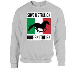 Save A Stallion Ride An Italian Hayden Christensen sweater Crewneck Sweatshirt