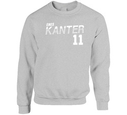 Enes Kanter 11 Favorite Player Boston Basketball Fan sweater Crewneck Sweatshirt