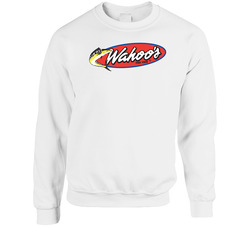 Wahoo's Fish Taco Mexican Grill Food Restaurant Logo sweater Crewneck Sweatshirt