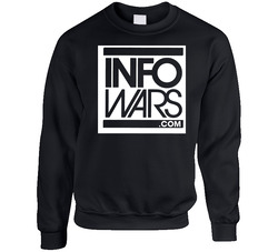 Info Wars Dot Com Logo sweater Crewneck Sweatshirt
