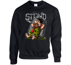 Fred Flintstone Stoned Stoner Weed sweater Crewneck Sweatshirt